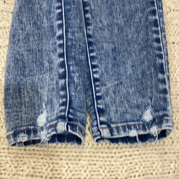 Kancan acid washed jeans size 9/28 exposed button fly - Picture 9 of 11